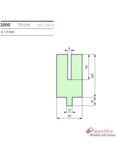 SheetPro 2000-8 Peremező Matrica 