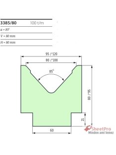 SheetPro 3385-85-V80 Die