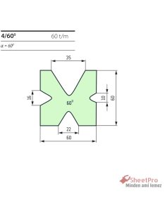 SheetPro 4-60-V10-V16-V22-V35  Matrica