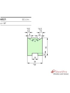 SheetPro 6021-90-V8-V12 Matrica