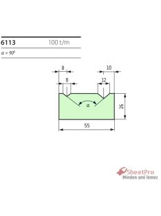 SheetPro 6113-90-V8-V12 Matrica
