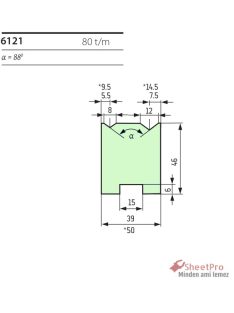 SheetPro 6121-88-V8-V12 Matrica