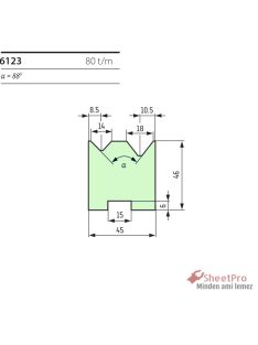 SheetPro 6123-88-V14-V18 Matrica