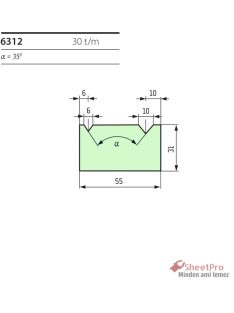 SheetPro 6312-35-V6-V10 Matrica