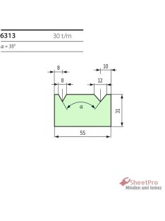 SheetPro 6313-35-V8-V12 Matrica