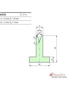 SheetPro 6430-30-V16 Matrica
