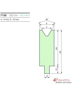 SheetPro 7108-84-V8 Matrica