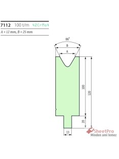 SheetPro 7112-84-V12 Matrica