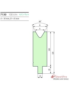 SheetPro 7130-86-V30 Die