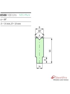 SheetPro 8588-88-V14 Matrica