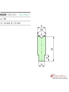 SheetPro 8688-88-V16 Matrica