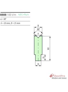 SheetPro 8888-88-V20 Matrica