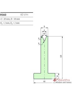SheetPro 9560-60-V20 Matrica
