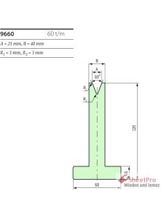 SheetPro 9660-60-V25 Matrica